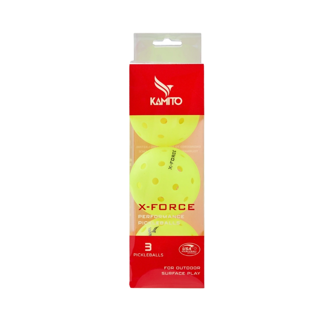 Bóng Thi Đấu Pickleball Kamito X-Force (hộp 3 quả)